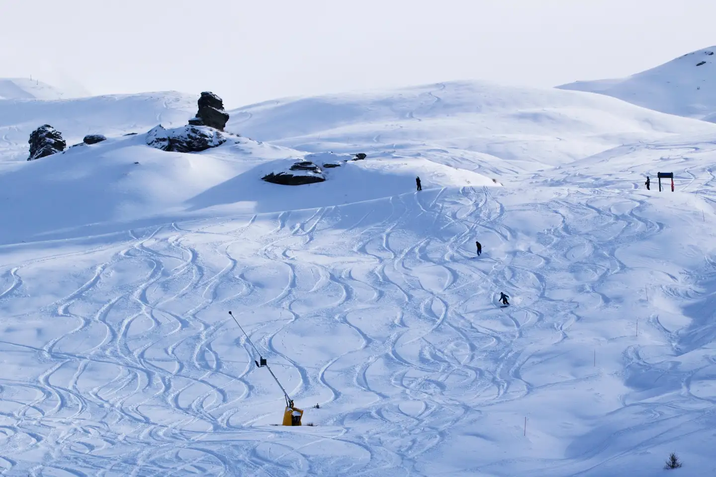 The mountain that just keeps on giving. Fresh tracks at Coronet Peak media