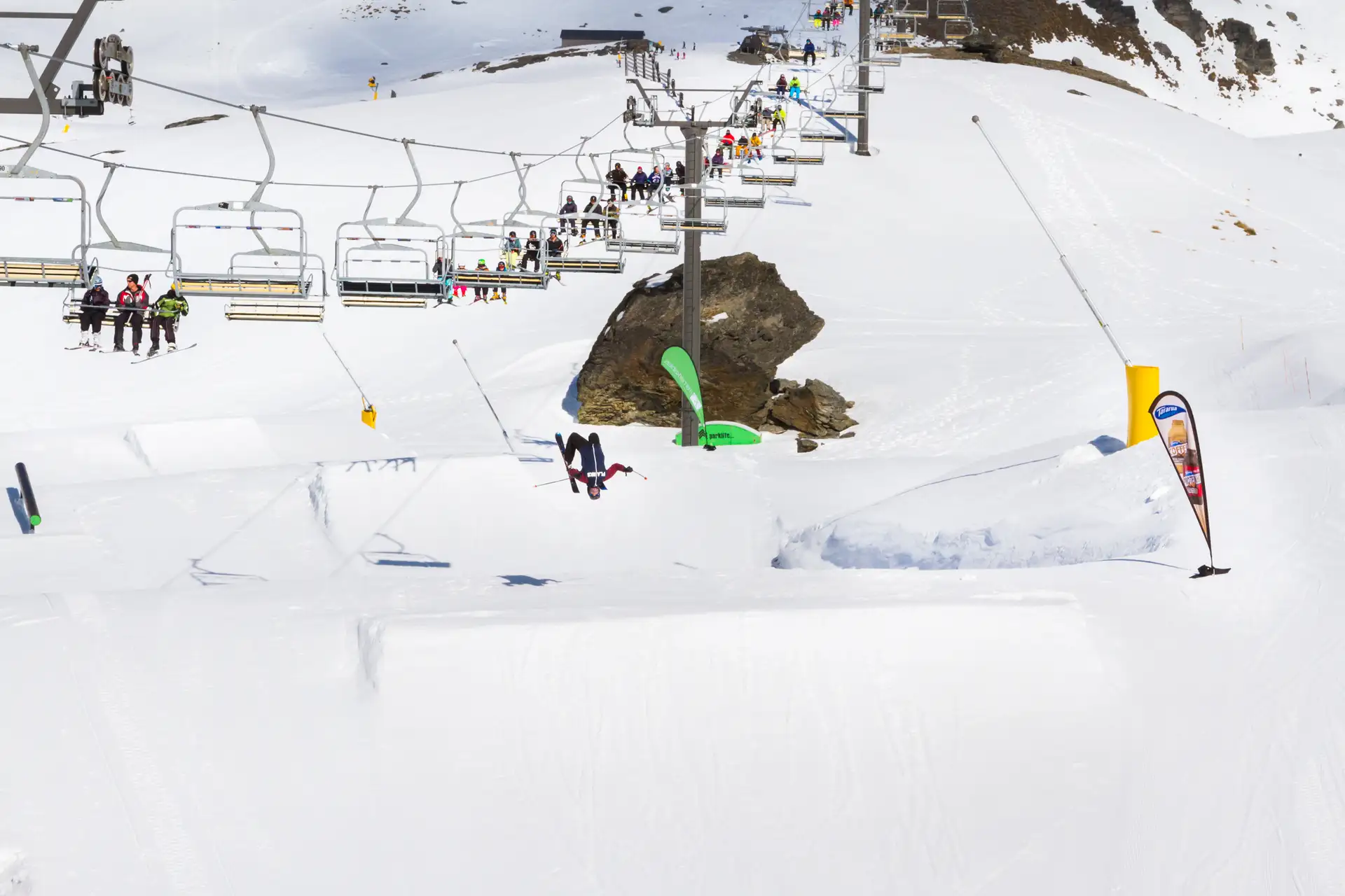The Remarkables terrain parks in fabulous shape for spring skiing and boarding media