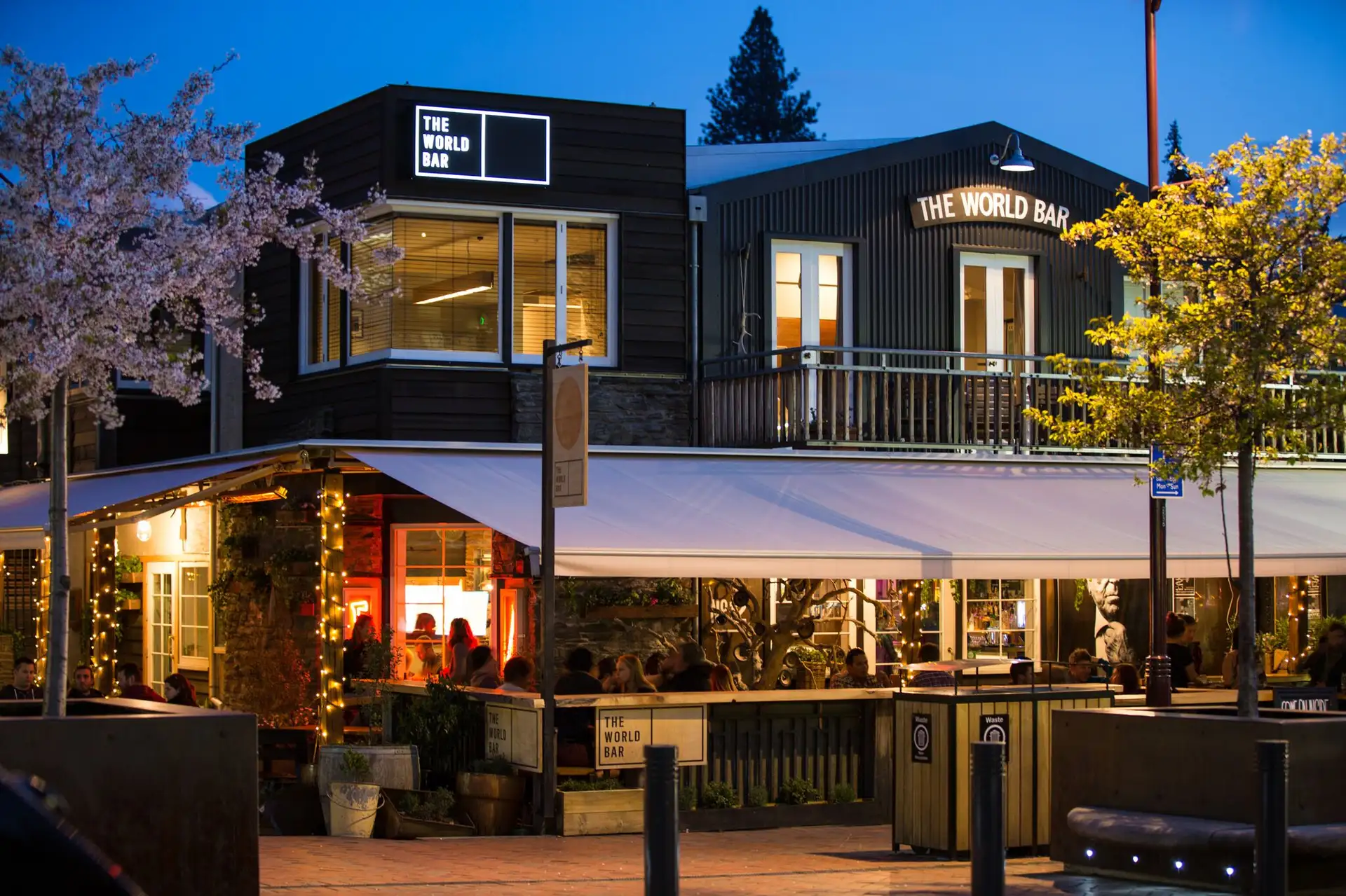 The World Bar terrace