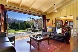 Bearsden lounge with view to outdoors