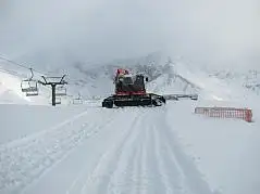 The Remarks: groomers working at the top of the Sugar Bowl.