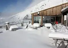 Snow at Treble Cone base building