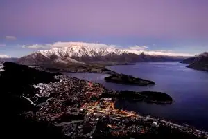 Queenstown at dusk