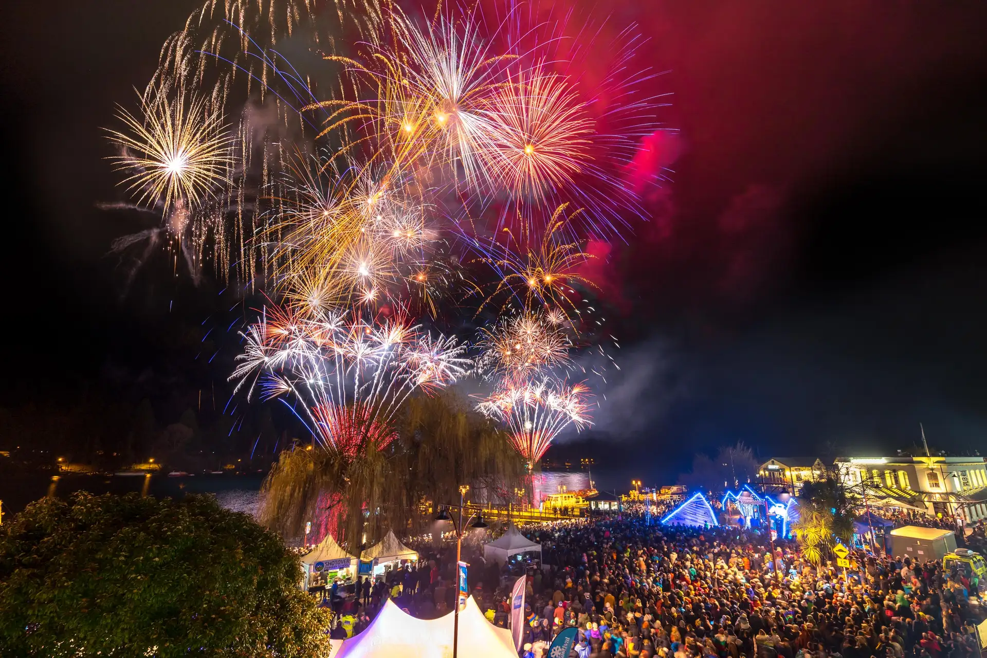 Amercian Express Opening Party and Fireworks 2015 2