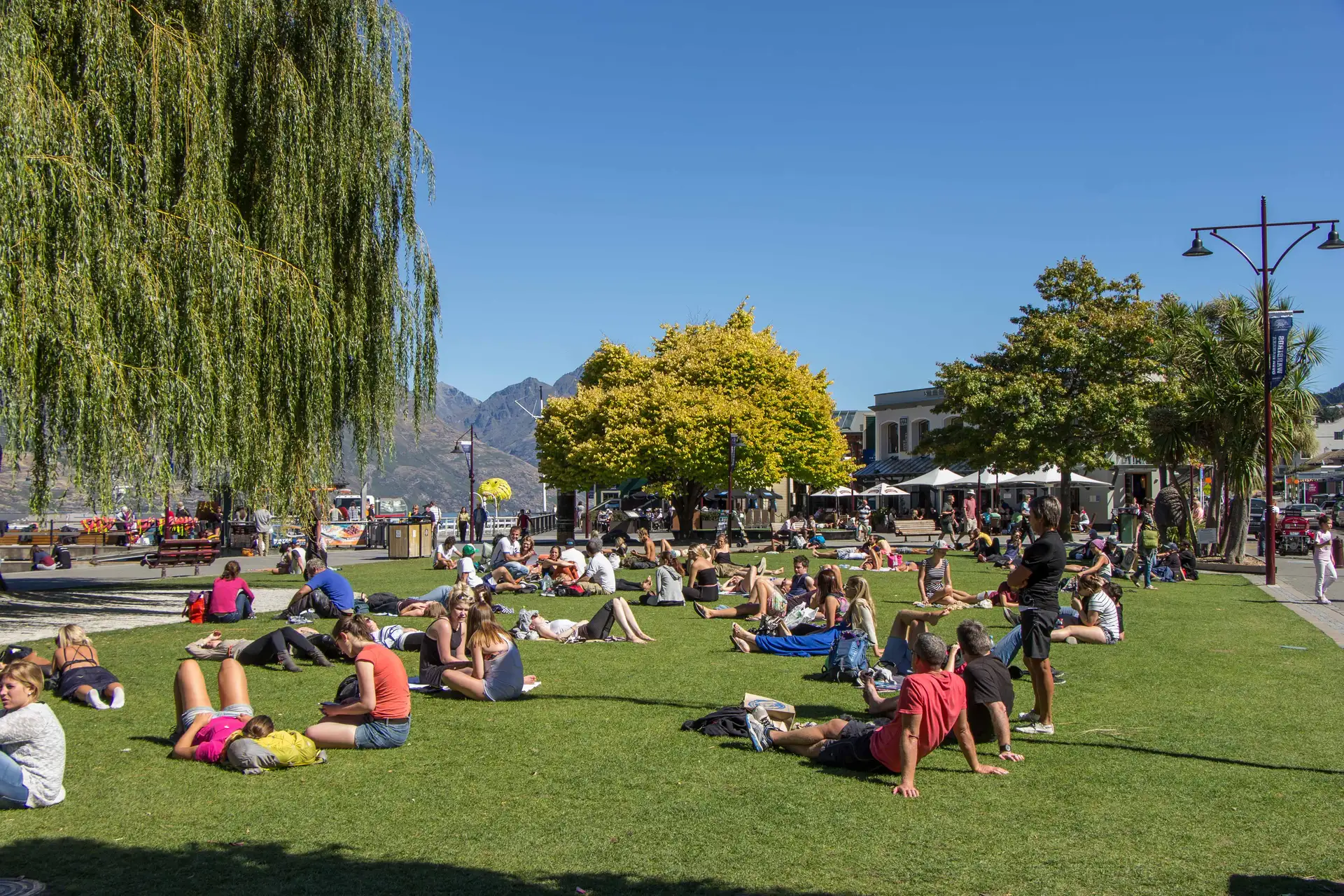 Earnslaw Park on Queenstown’s waterfront