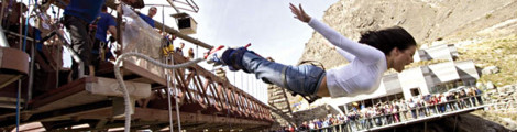 Bungy jump off Kawarau Bridge