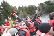 Contestents on Shotover  River